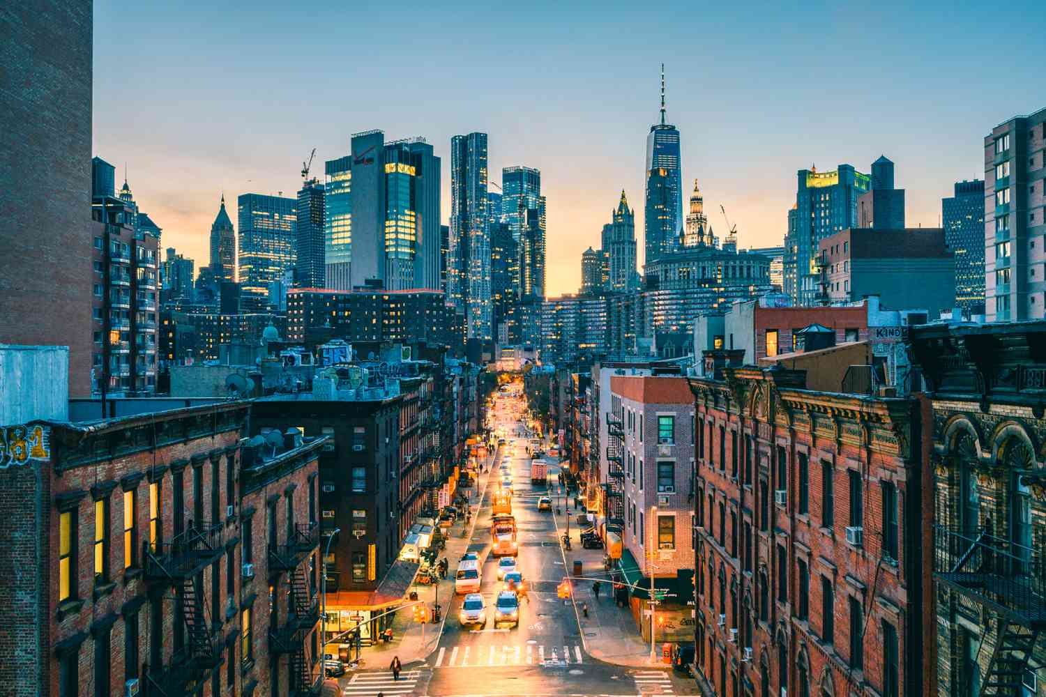 New York City evening skyline - hard money lending